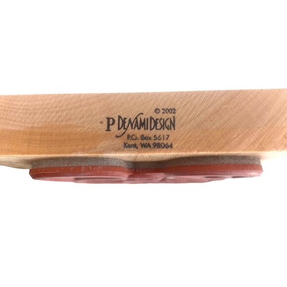 Decorative Wood-Mounted Rubber Stamp By P Dea Midesign - Picture 3 of 3